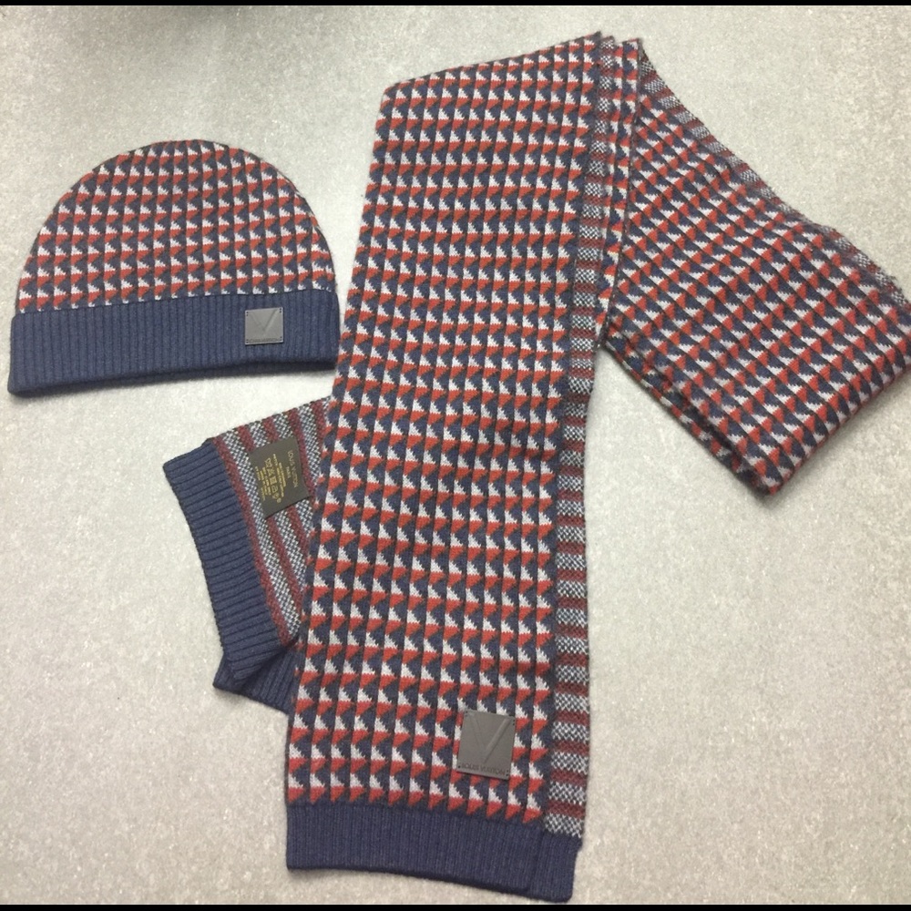 🌟🌟Mens Louis Vuitton hat and scarf